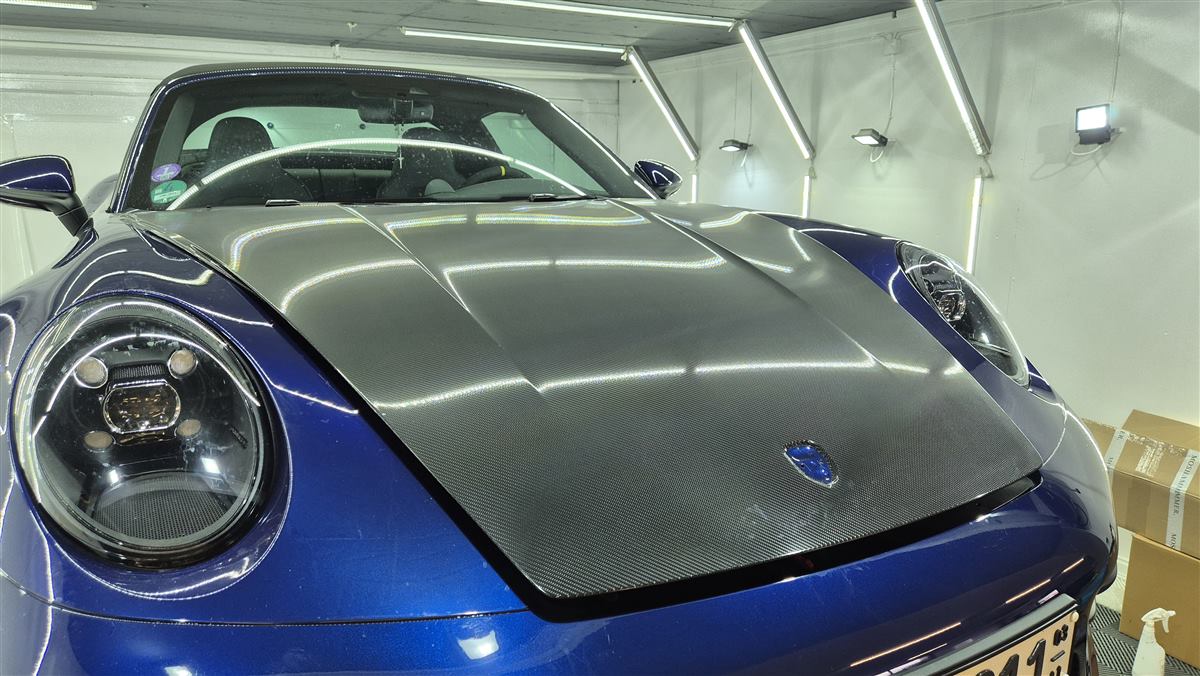 Porsche 911 Carbon Motorhaube