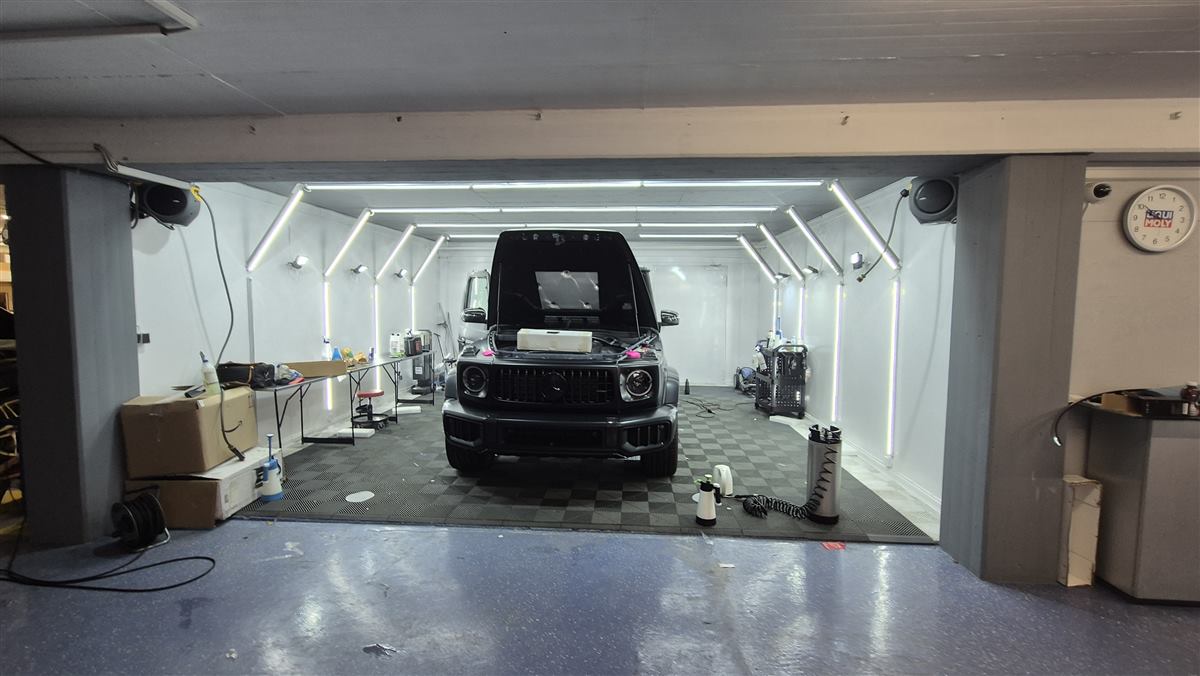 Mercedes AMG G63 Aufbereitung Werkstatt